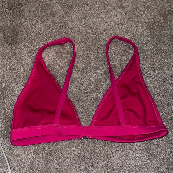 Women's Pink Triangle Bralette - Picture 2 of 3